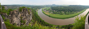 Elbe Panorama from Bastei